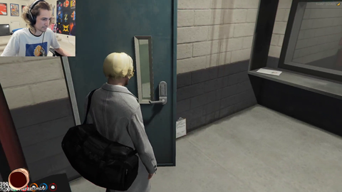 Cops try to restrain a wild X in prison