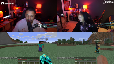 Malena's first time playing Minecraft