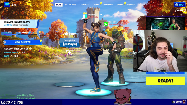 Senny Joins The Wrong Fortnite Party