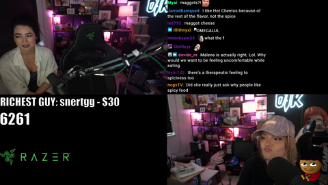 Carolina learns about Sodapoppin's moldy cheese
