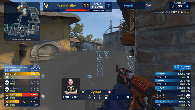 Insane ending in a crucial round in a CSGO tournament