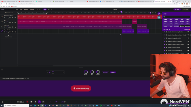 Cyr accidentally records his thoughts about his song, on his song