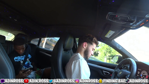 Adin Ross texting and driving