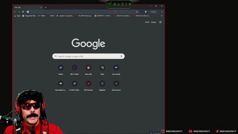 Doc goes to see who is on the front page of Twitch.