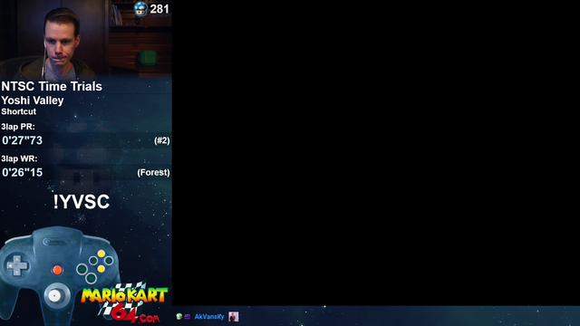Abney gets Yoshi Valley world record