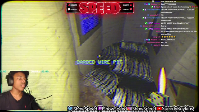 IShowSpeed Freaks out and ends stream after playing Nun Massacre