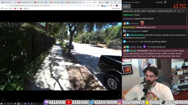 Hasan rants about gambling streamers and his twitch contract