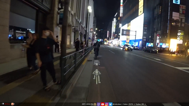 Rob participates in an illegal street race