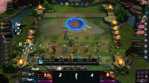 TwitchPlayTFT wins a game of Teamfight Tactics