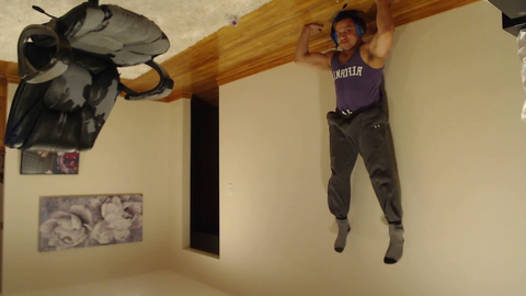 Tyler standing normally