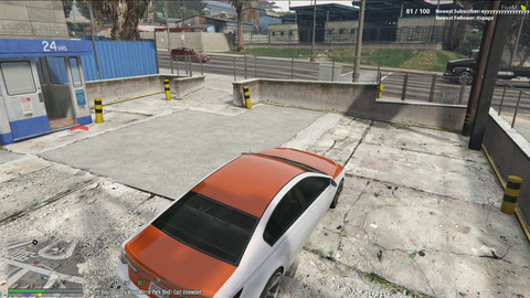 Tony arrives at his driving test
