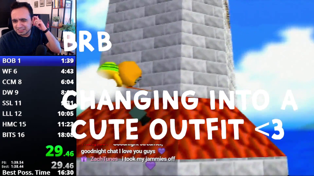Chat notices something about SM64 Streamer's laugh.