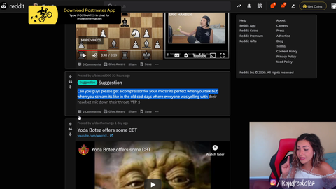 Andrea Botez reacts to the CBT Yoda