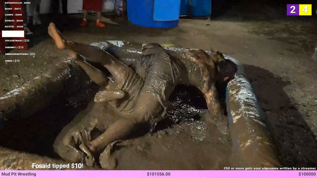 Mizkif and Erobb getting intimate