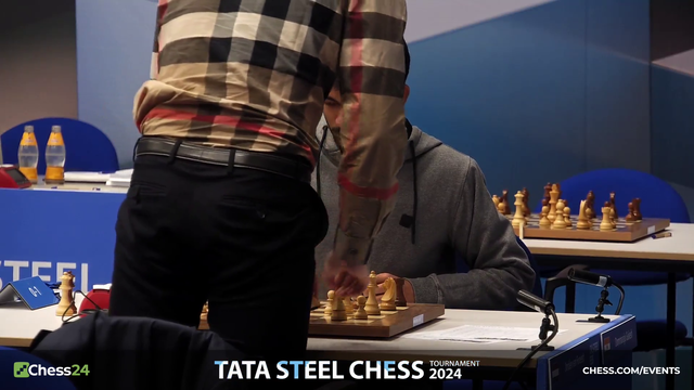 Anish steals the Pawn