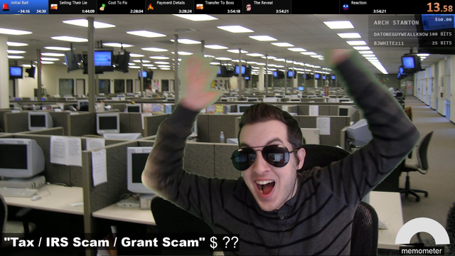 Scammer freaks out and ends call