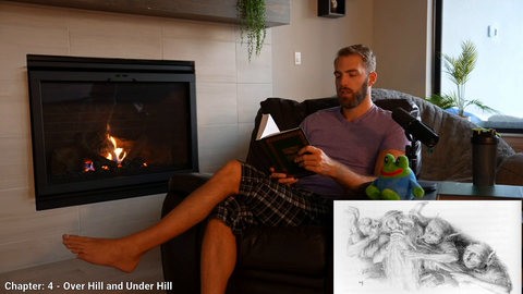 Mizkif's friend Dave reading the entirety of "The Hobbit" on his stream