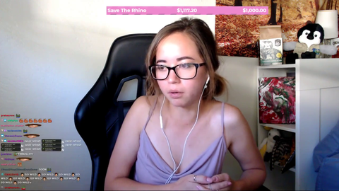 Maya gets emotional after raising 1k in a 1 hour podcast for Rhinos