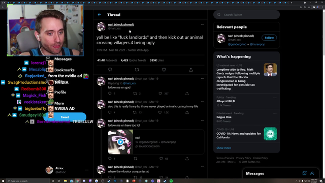 streamer's fiance gets exposed for committing gentrification
