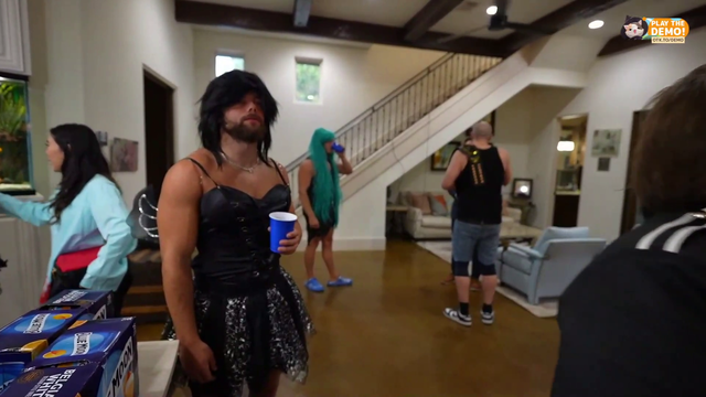 Halloween party already off to a good start