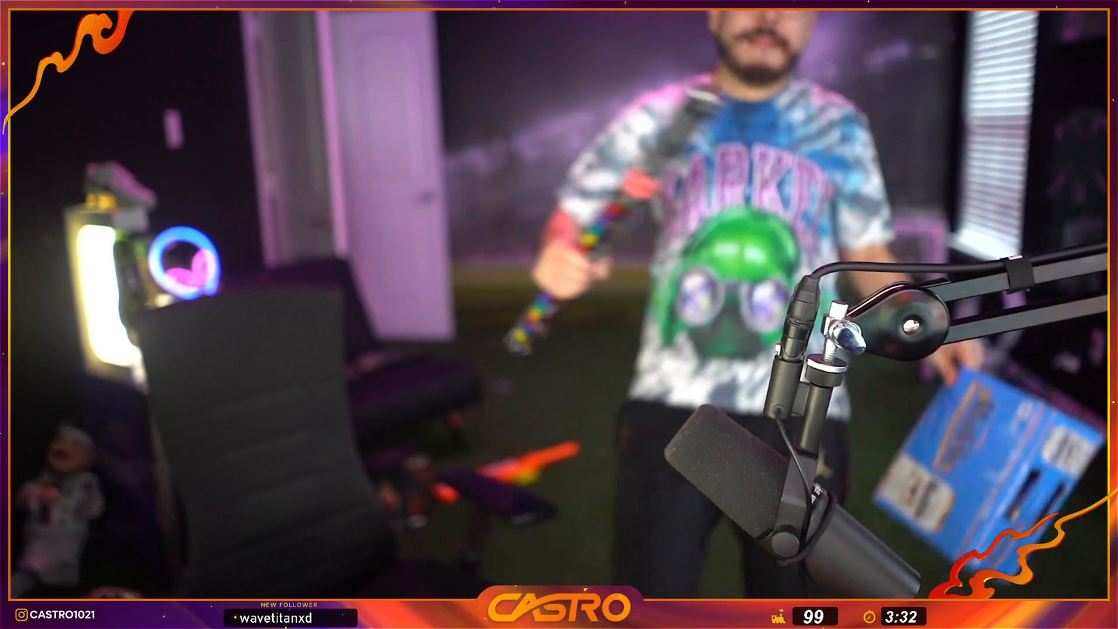 Nothing here, just Castro with the funniest clip of the day LMAOO