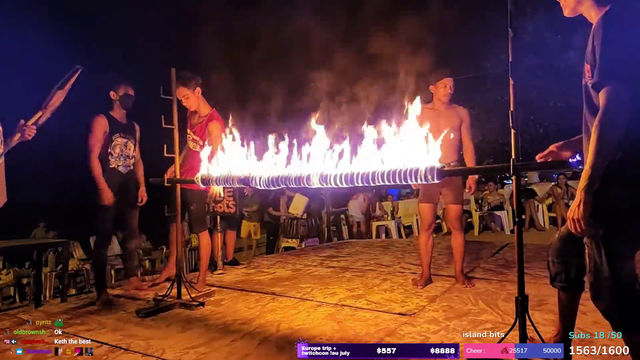 Keth gets carried in fire limbo