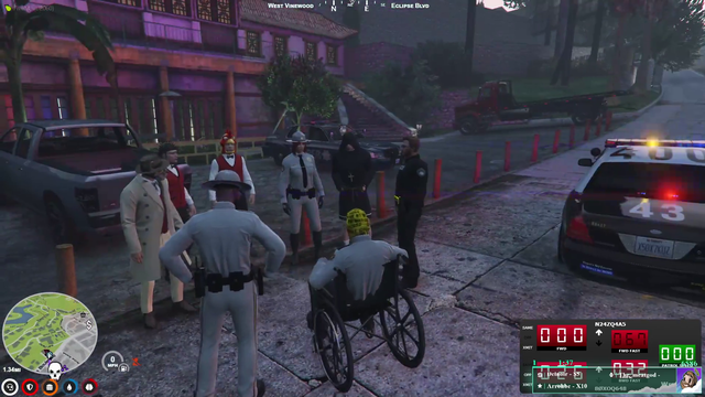 Wrangler attempts an arrest (GTA RP)