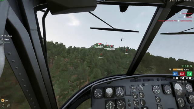 Helicopter stunts