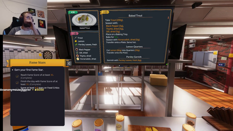 Cooking with Forsen goes well