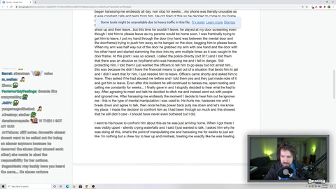 Destiny on Neekolul's abuse story