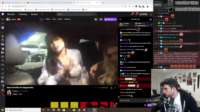 Hasan realizes that he needs to save a drunk streaming Will Nef from making a fool out of himself with 3 girls going to a club