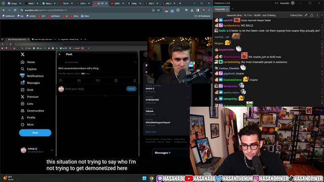 Ludwig on a certain community using him to hate on Hasan