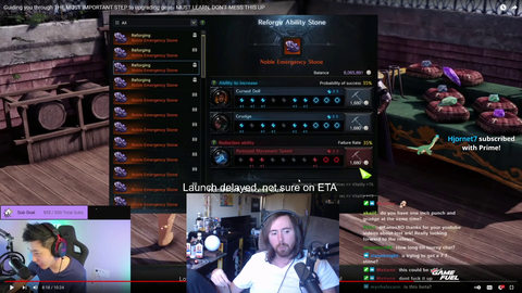 Asmongold hits 300k viewers, breaking his previous record of 285k from 3 days ago