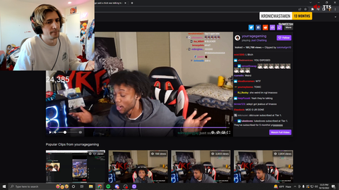 "Random blonde girl" that xqc wwas talking to
