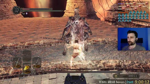 Otz completes all-boss DS2 hitless after dying twice at final boss