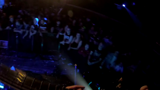 Herman Li of Dragon Force streaming his concert in first person