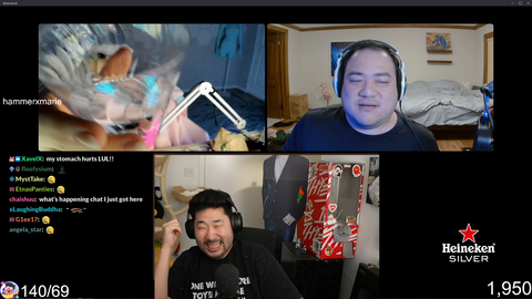Scarra drinks water