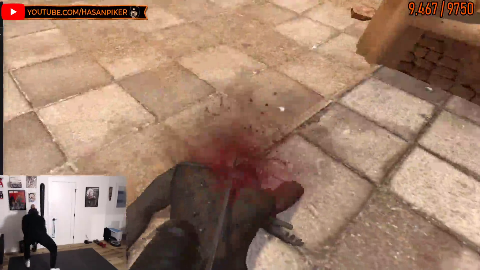 Hasan hits the wall too hard