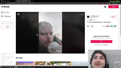 Just Poke watching some TikTok's