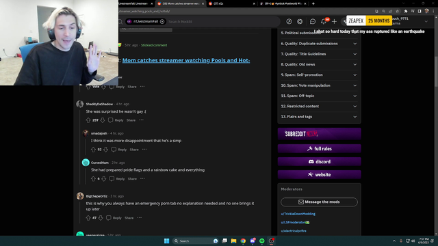 xQc - xQc on virtual nudity vs. IRL nudity