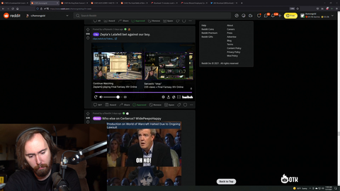 Asmongold bets 10,000 subs in FFXIV