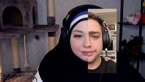 Frogan gets tired of chat saying she looks like Mizkif and proves she doesn't