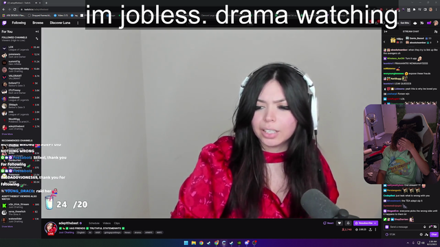Adept says Fran apologized to her in private and says she just got messaged to talk in a private call