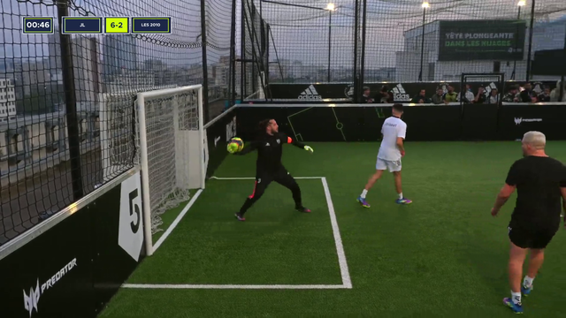 Insane goal in a french soccer event
