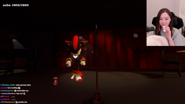 Fanfan meets Shadow the Hedgehog