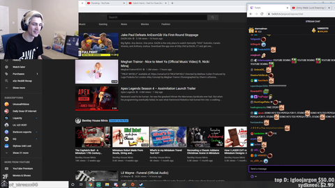 XQC shows the security a clip of him farting to validate he's a professional gamer so he can make his way to Blizzcon.