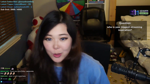 ExtraEmily on who's her biggest streaming inspiration