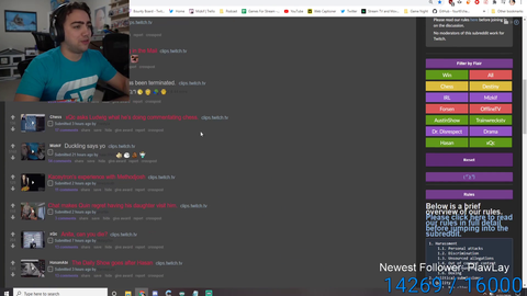 Mizkif's youtube got brigaded by Leafy's fans