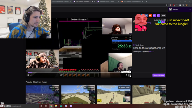 xqc reacting to forsen reacting to xqc reacting to forsen throwing