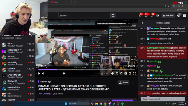 Xqc calls out Hasan for implying he is a hidden abuser 